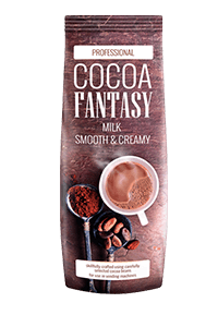 Cocoa Fantasy Milk smooth & creamy (14%), Kakaospezialität Cocoa Fantasy Milk smooth & creamy (14%), Kakaospezialität