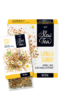 Slow Tea Camilla Sunday, Kamillentee, 3 Packungen à 25 Beutel Slow Tea Camilla Sunday, Kamillentee, 3 Packungen à 25 Beutel