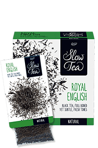 Slow Tea Royal English, Schwarzer Tee, 3 Packungen à 25 Beutel Slow Tea Royal English, Schwarzer Tee, 3 Packungen à 25 Beutel