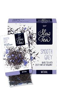 Slow Tea Smooth Grey, Schwarzer Tee, 3 Packungen à 25 Beutel Slow Tea Smooth Grey, Schwarzer Tee, 3 Packungen à 25 Beutel