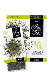 Slow Tea Velvet Green, Grüner Tee, 3 Packungen à 25 Beutel Slow Tea Velvet Green, Grüner Tee, 3 Packungen à 25 Beutel